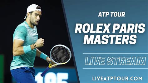 rolex masters paris 2022|paris masters live.